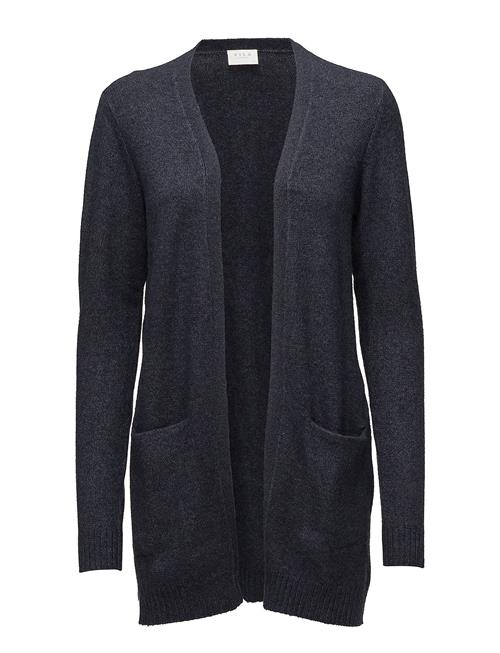 Se Vila Viril Open L/S Knit Cardigan - Noos Vila Navy ved Booztlet