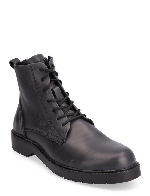 Se Selected Homme Slhthomas Leather Boot B Noos Selected Homme Black ved Booztlet