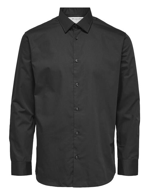 Selected Homme Slhregethan Shirt Ls Classic Noos Selected Homme Black