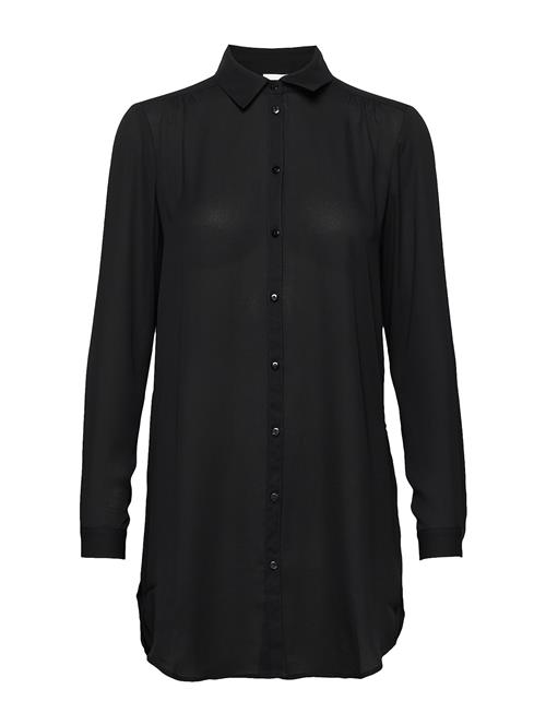 Vila Vilucy Button L/S Tunic - Noos Vila Black