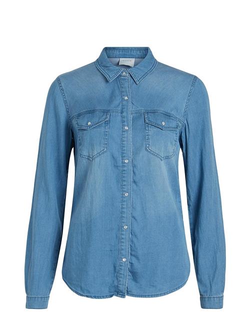 Vibista Denim Shirt/Su-Noos Vila Blue