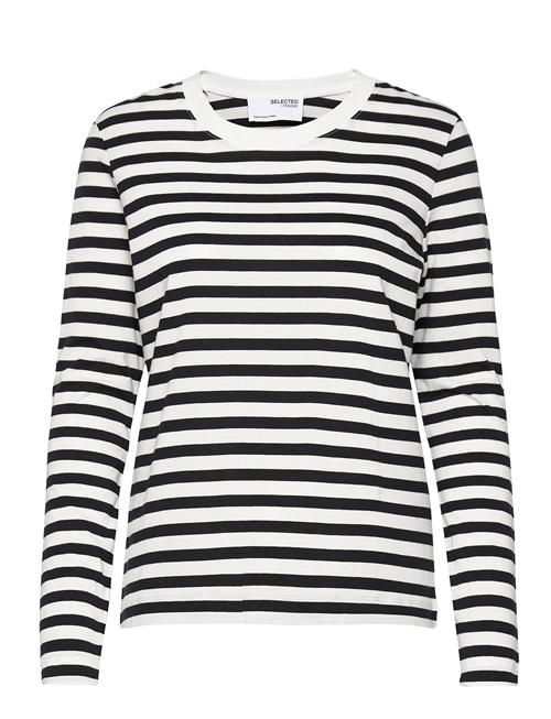Slfstandard Ls Tee Str Noos Selected Black