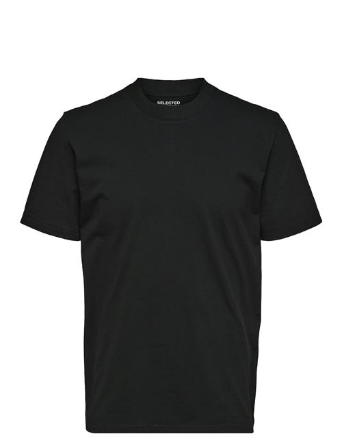 Se Selected Homme Slhcolman Ss O-Neck Tee Noos Selected Homme Black ved Booztlet