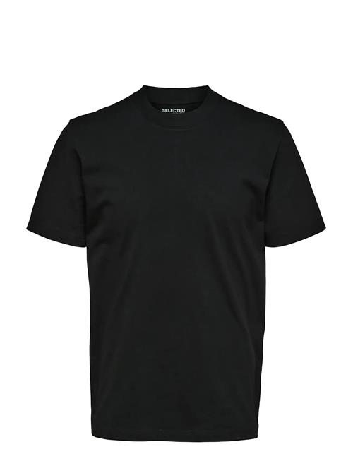 Slhrelaxcolman Ss O-Neck Tee Noos Selected Black