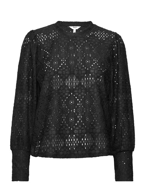 Se Object Objfeodora L/S Top Noos Object Black ved Booztlet