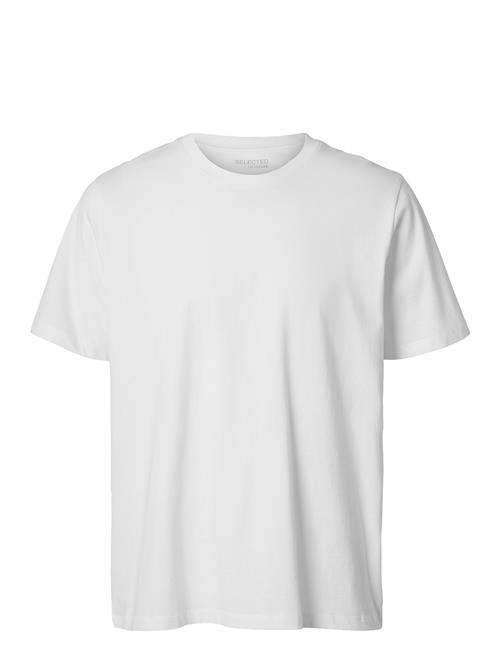 Selected Homme Slhaspen Ss O-Neck Tee Noos Selected Homme White