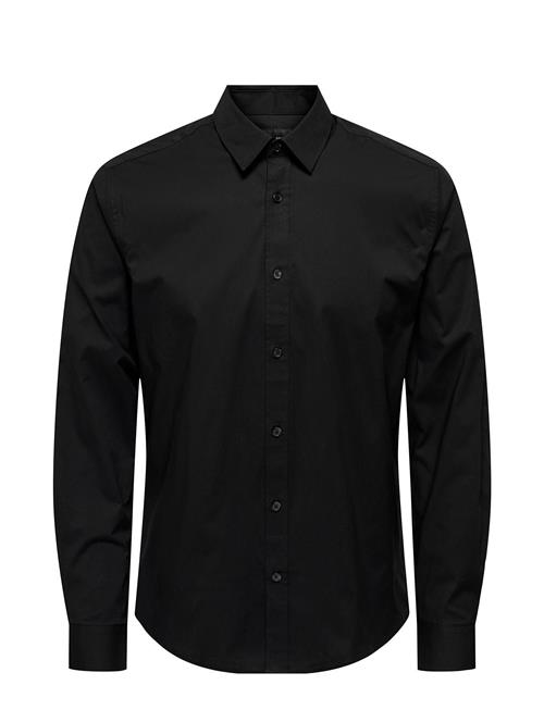 ONLY & SONS Onsandy Slim Easy Iron Poplin Shirt Noos ONLY & SONS Black