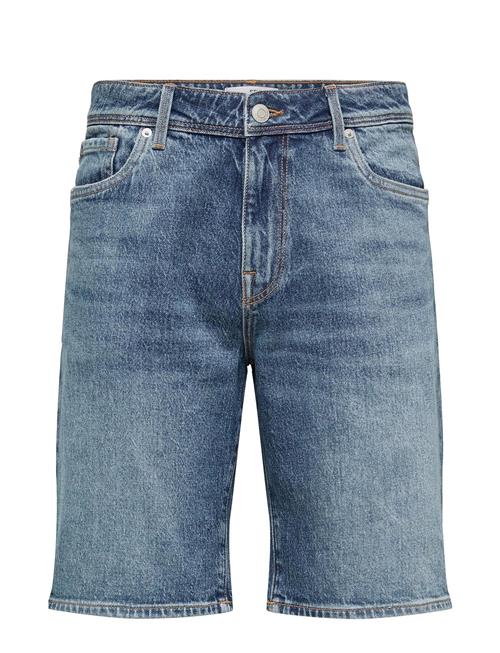 Selected Homme Slhalex 32306 M.blue Wash Shorts W Selected Homme Blue