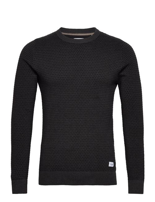 Jack & Jones Jjeatlas Knit Crew Neck Noos Jack & J S Black