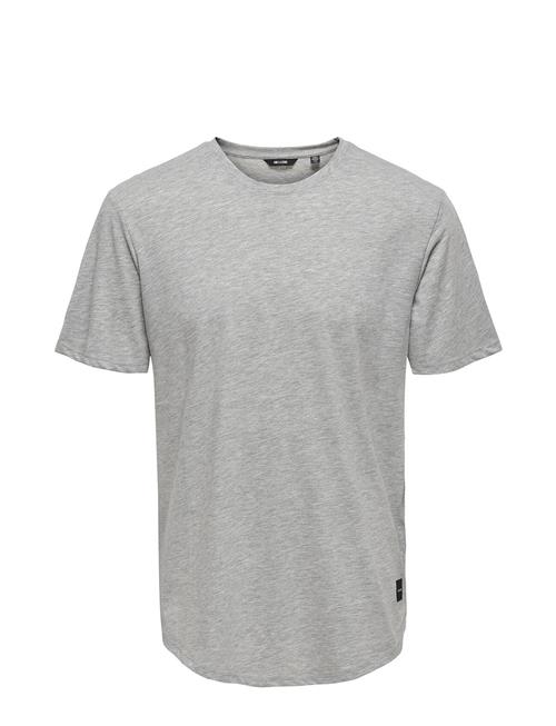 ONLY & SONS Onsmatt Longy Ss Tee Noos ONLY & SONS Grey