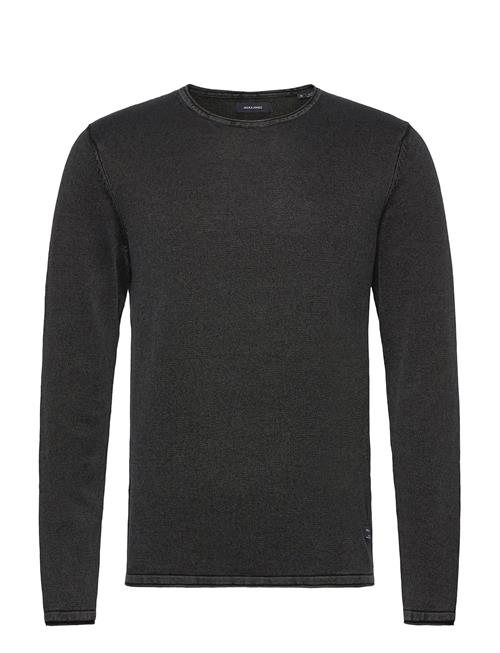 Se Jack & Jones Jjeleo Knit Crew Neck Noos Jack & J S Black ved Booztlet