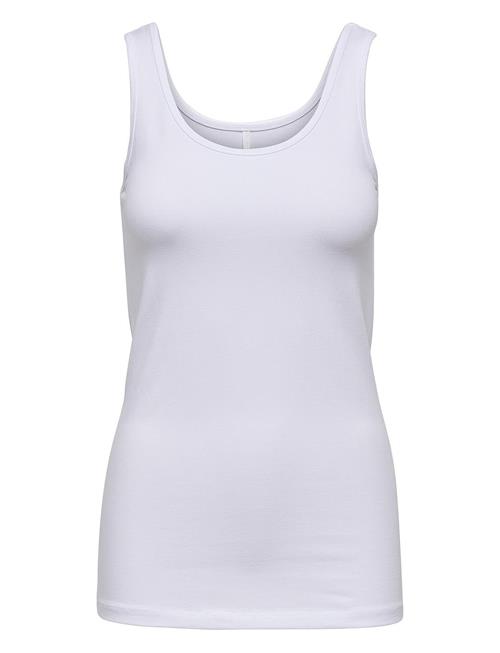 Se ONLY Onllive Love S/L Tank Top Noos ONLY White ved Booztlet