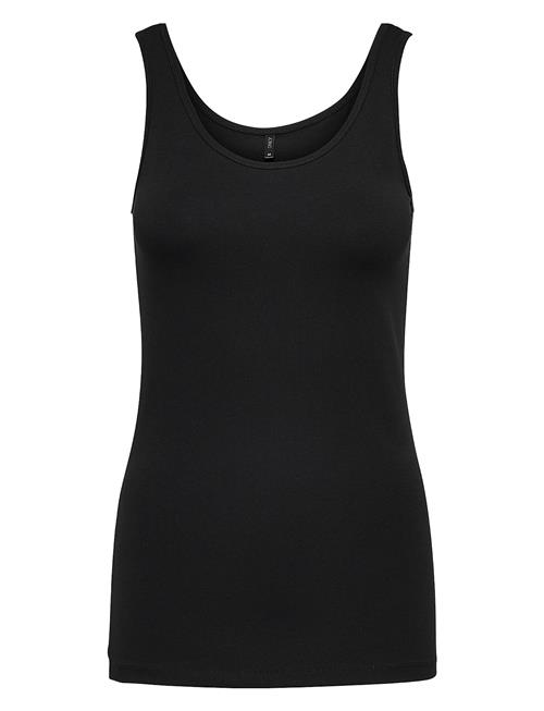 Se ONLY Onllive Love S/L Tank Top Noos ONLY Black ved Booztlet