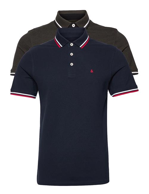 Jack & Jones Jjepaulos Polo Ss 2Pk Mp Noos Jack & J S Blue