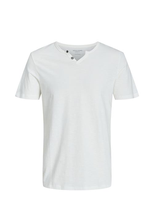 Jack & Jones Jjesplit Neck Tee Ss Noos Jack & J S White