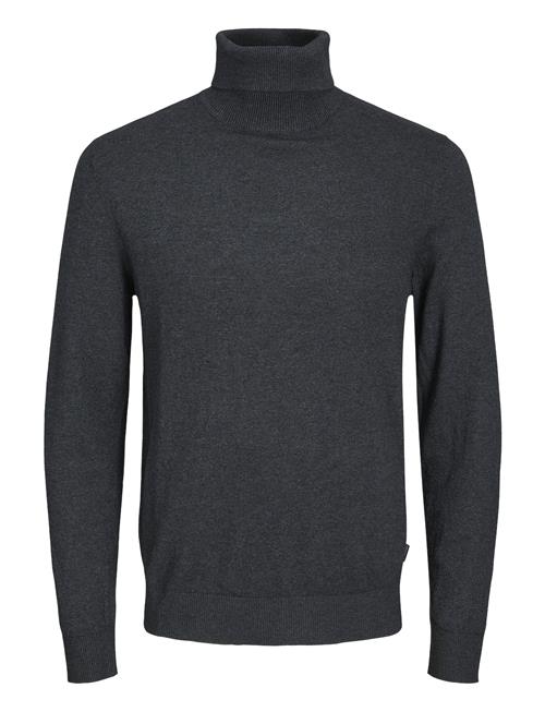 Se Jack & Jones Jjeemil Knit Roll Neck Noos Jack & J S Grey ved Booztlet