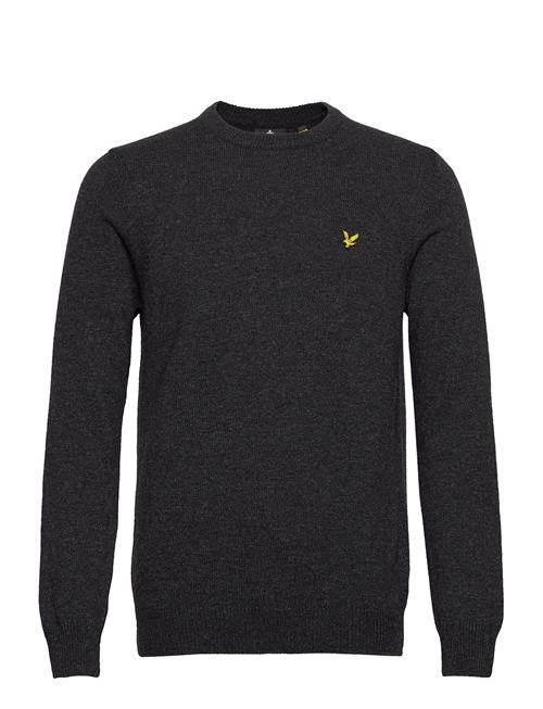 Lyle & Scott Crew Neck Lambswool Blend Jumper Lyle & Scott Grey