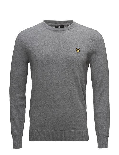 Cotton Merino Crew Jumper Lyle & Scott Grey