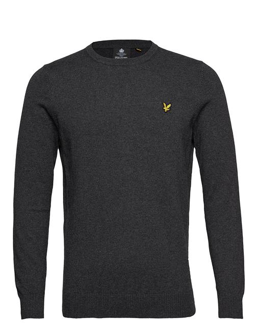 Lyle & Scott Cotton Merino Crew Jumper Lyle & Scott Grey