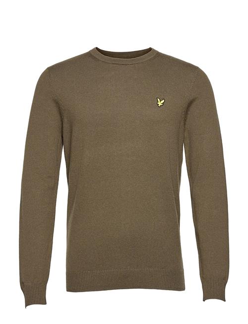 Cotton Merino Crew Jumper Lyle & Scott Brown