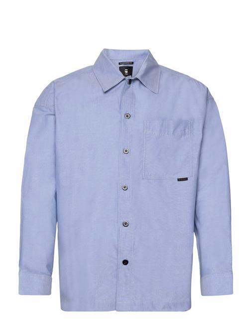 Boxy Fit Overshirt G-Star RAW Blue