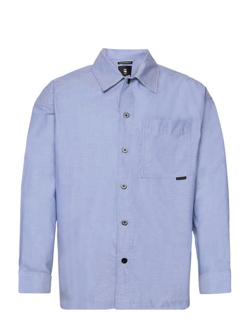Boxy Fit Shirt L\S G-Star RAW Blue