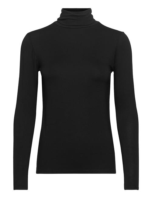 Slhanadi Rollneck Ls Soaked In Luxury Black