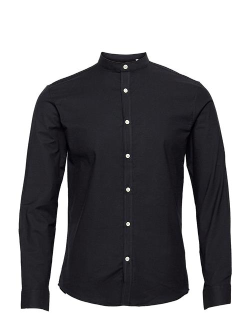 Lindbergh Yarn Dyed Oxford Superflex Shirt L/ Lindbergh Black