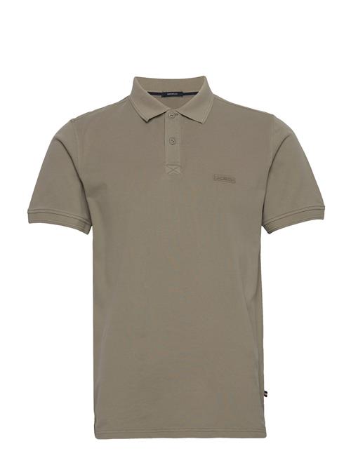 Se Lindbergh G/D Superflex Polo Piqué Lindbergh Khaki ved Booztlet