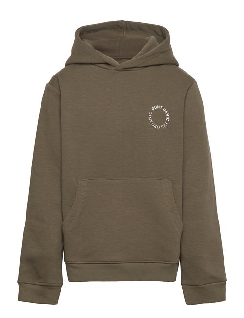 Se Kronstadt Lars Kids "It's Organic" Hoodie Kronstadt Khaki ved Booztlet