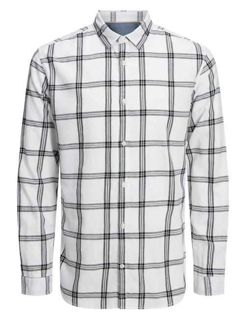 Jack & Jones Jjegingham Twill Shirt L/S Noos Jack & J S White