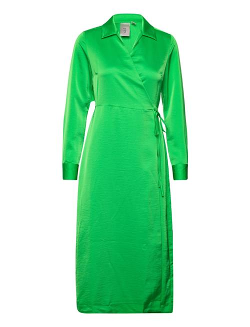 YAS Yassigne Ls Midi Dress - Ca YAS Green