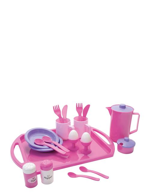 Dantoy My Little P. Breakfast Set On Tray Net 23 Pcs Dantoy Pink