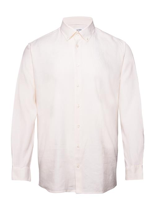 Selected Homme Slhregpure-Linen Shirt Ls Button Down B Selected Homme White