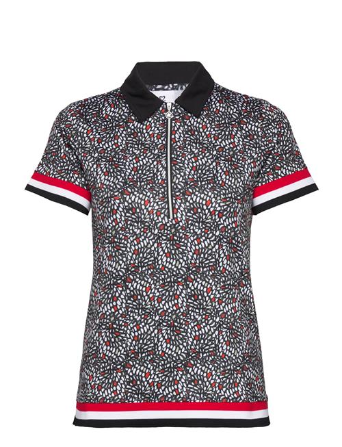 Se Daily Sports Imola 1/2S Polo Shirt Daily Sports Patterned ved Booztlet