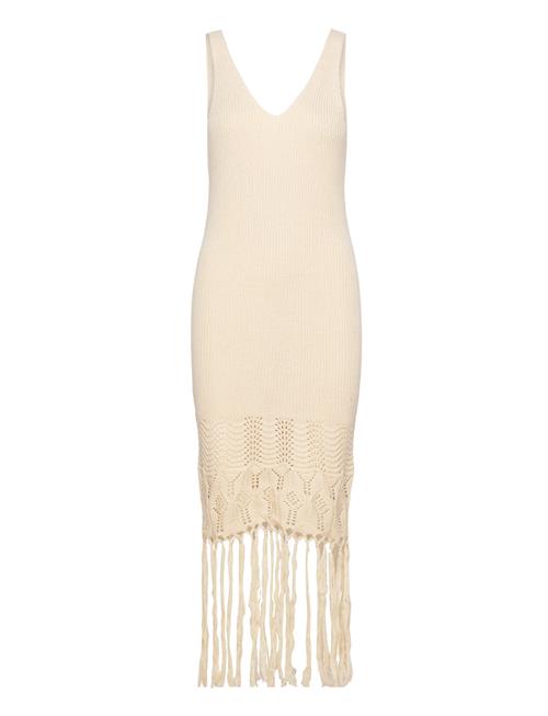 YAS Yasace Sl Knit Dress - Fest YAS Beige