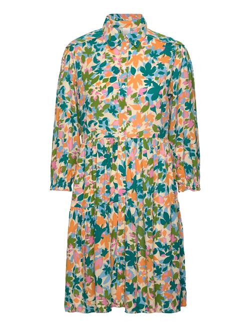 YAS Yasleafa 3/4 Shirt Dress S. YAS Patterned