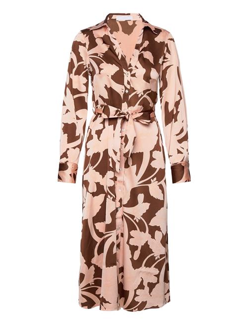 Mango Printed Shirt Dress Mango Pink