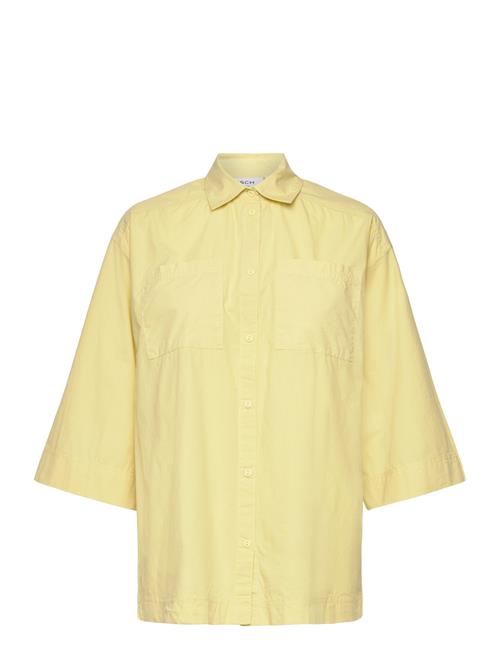 MSCH Copenhagen Mschmarilla Haddis 3/4 Shirt MSCH Copenhagen Yellow