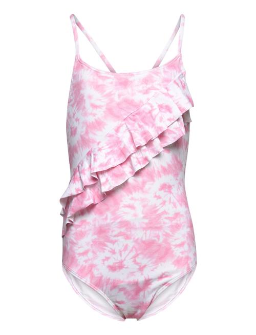 Mango Tie-Dye Print Swimsuit Mango Pink