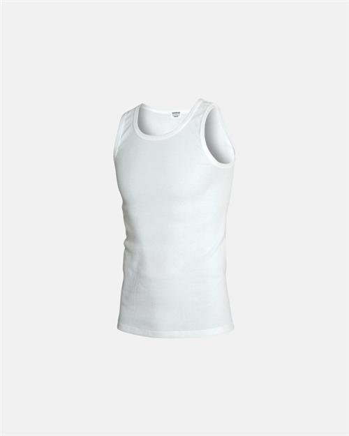 "Classic" tanktop (singlet) | 100 bomuld | Hvid