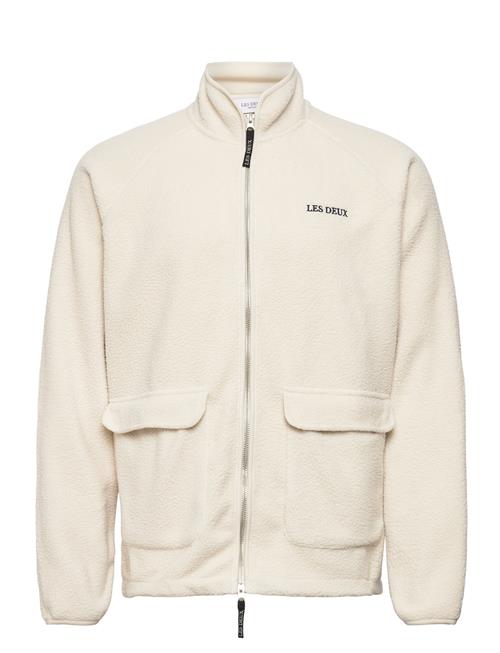 Se Les Deux Duncan Pile Zipper Jacket Les Deux Cream ved Booztlet