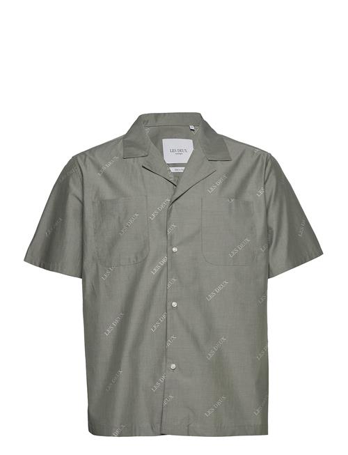 Les Deux Ss Jacquard Shirt Les Deux Grey