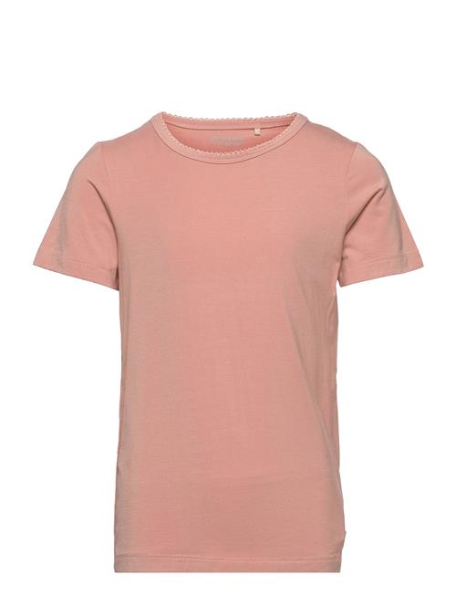 Minymo Blouse Ss - Bamboo Minymo Pink