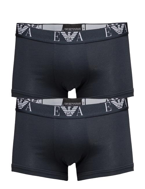 Emporio Armani Mens Knit 2Pack Boxe Emporio Armani Blue