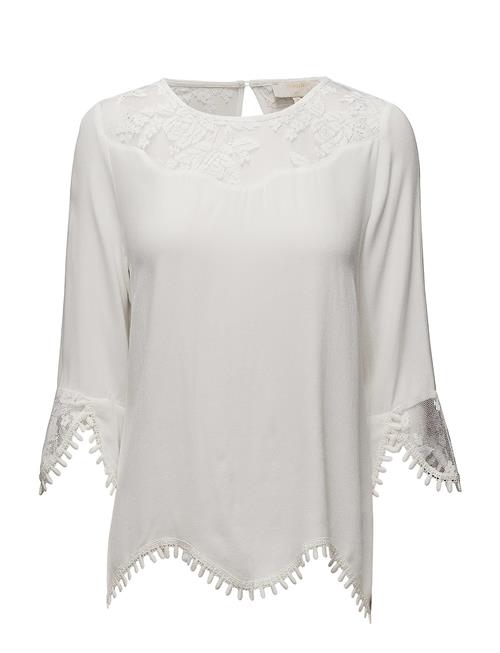 Se Cream Kalanie Blouse Cream White ved Booztlet