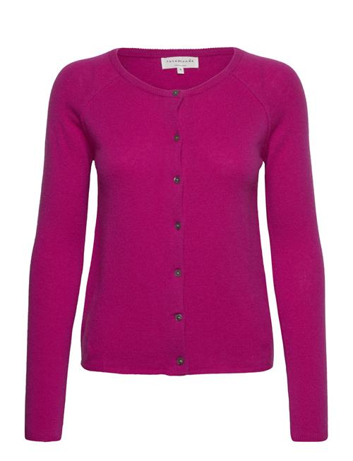 Rosemunde Rwlaica Ls O-Neck Raglan Cardigan Rosemunde Pink