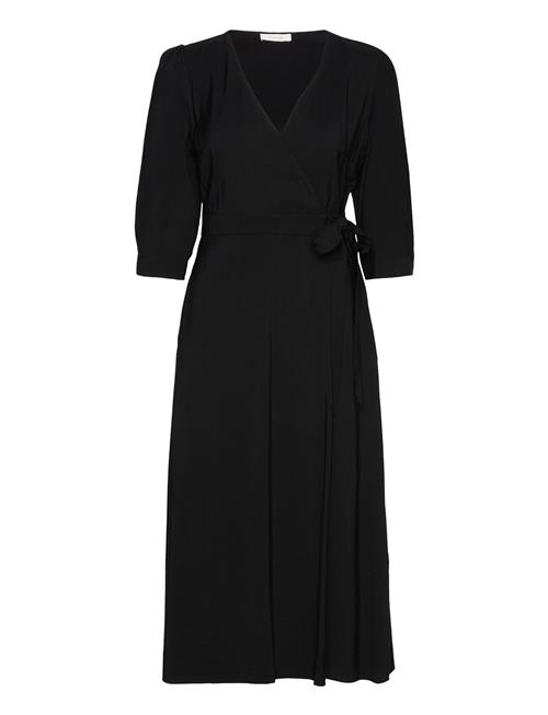 Alaca Midi Wrap Dress Tamaris Apparel Black