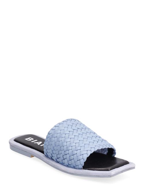 Bianco Bialillie Braided Slide Leather Bianco Blue