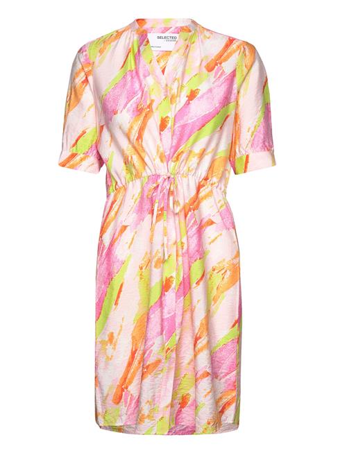 Slfaurelia-Damina 2/4 Short Dress B Selected Pink